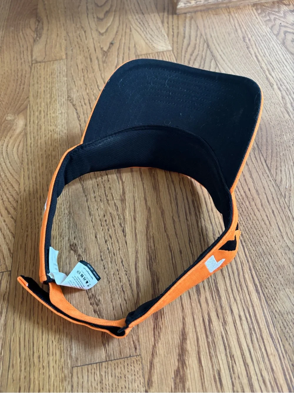 Taylormade NWOT Visor Golf Orange Snap Back One Size Fits All Polyester